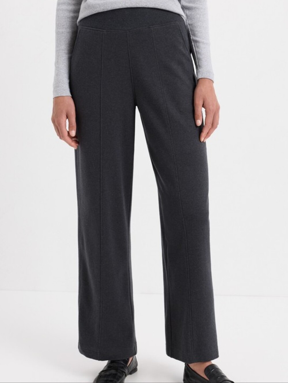 Pact Organic Airplane Pintuck Wide Leg Pant XS